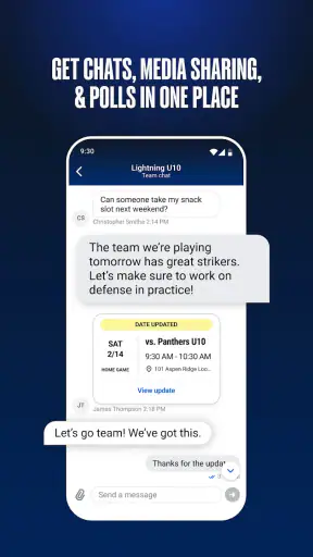 TeamSnap ONE screenshot 5
