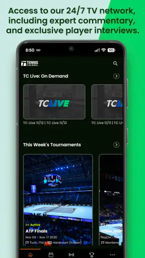 Tennis Channel screenshot 4