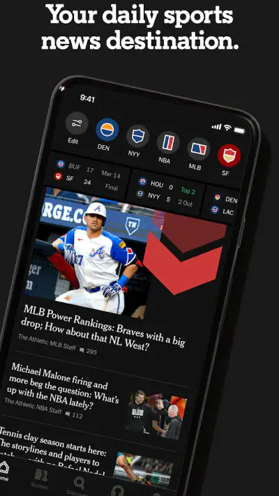 The Athletic: All Sports News screenshot 1