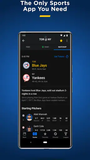 theScore: Sports News & Scores screenshot 1