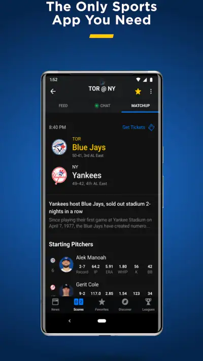 theScore: Sports News & Scores screenshot 1