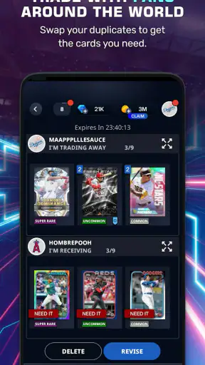 Topps® BUNT® MLB Card Trader screenshot 3