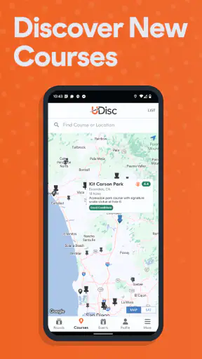 UDisc Disc Golf App screenshot 1