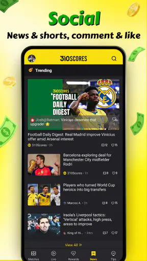 310Scores: Live Scores & News screenshot 7