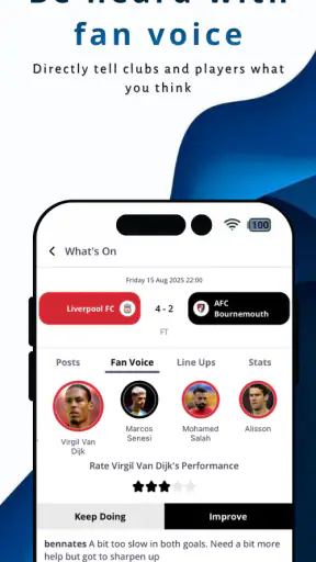 ACTXION: Football Fan Voice screenshot 3