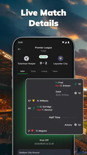 Amazic Football Live Scores screenshot 3