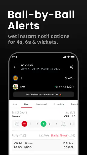 Crichit: Cricket Scores & News screenshot 3