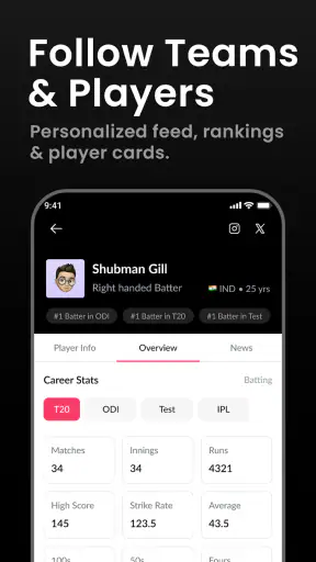 Crichit: Cricket Scores & News screenshot 7
