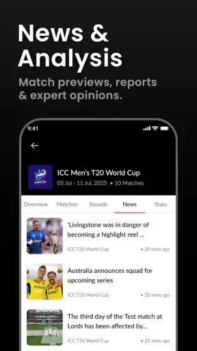 Crichit: Cricket Scores & News screenshot 8