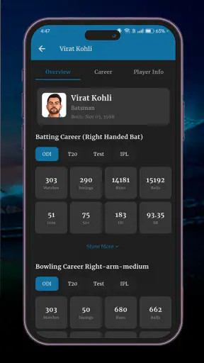 CricMan: Max Cricket Live Line screenshot 5