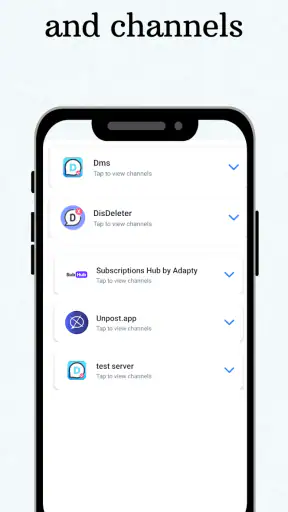 DisDeleter :Delete discord dms screenshot 2