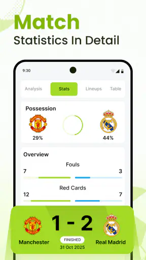 Football Live Scores - Soccer screenshot 3