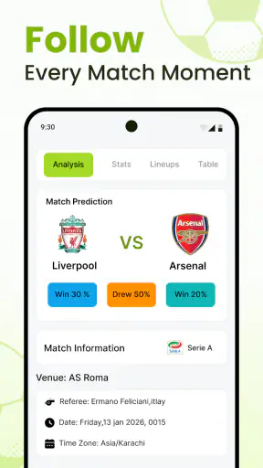 Football Live Scores - Soccer screenshot 4