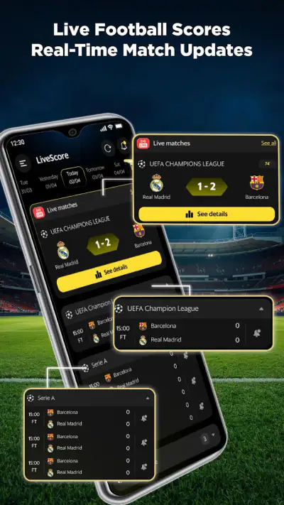 Football Live Scores Updates screenshot 1