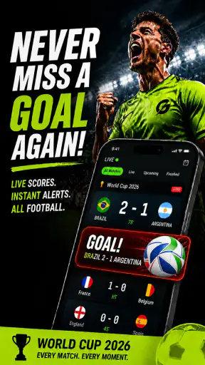 GoalBlitz -Live Football Score screenshot 1