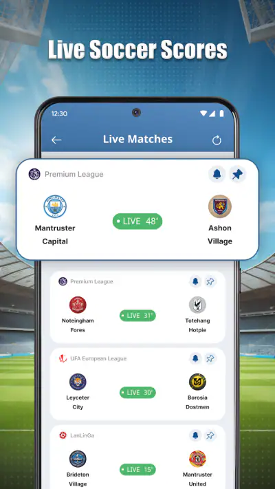 Live Score Football screenshot 1