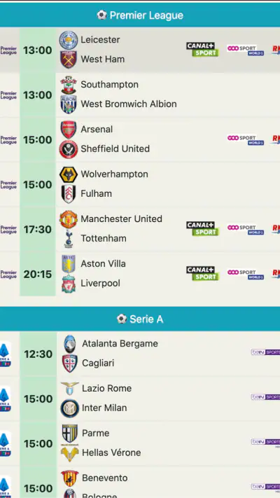 Match Direct TV screenshot 1