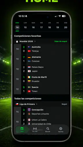Potrero: Fútbol en Vivo screenshot 1