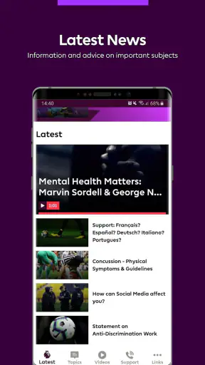 Premier League Player App screenshot 4