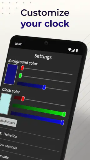 Qzey: Simple Digital Clock screenshot 5