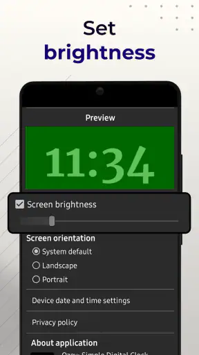 Qzey: Simple Digital Clock screenshot 6