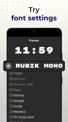 Qzey: Simple Digital Clock screenshot 7