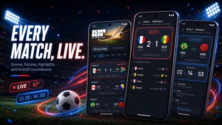ScoreDeck: Live Football Score screenshot 1