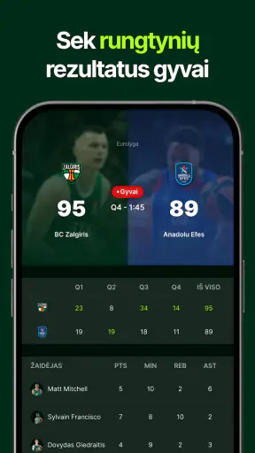 Žalgiris screenshot 2