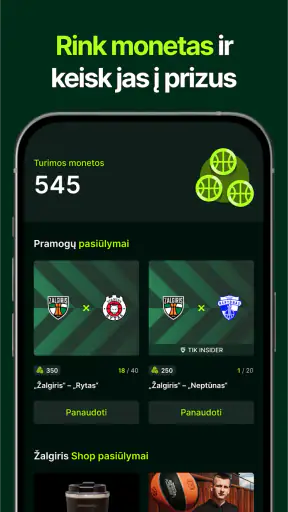 Žalgiris screenshot 3