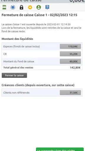 Caisse enregistreuse en ligne screenshot 6