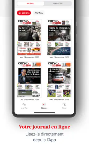 Corse-Matin screenshot 5
