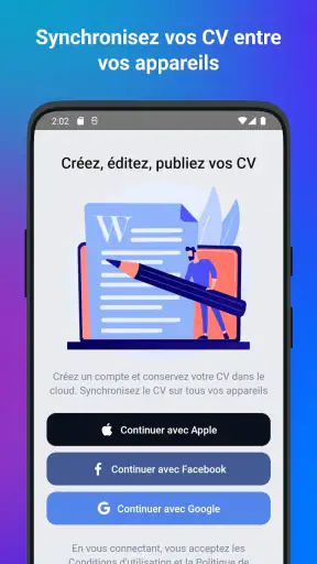 cvDoc : création de CV avec IA screenshot 2