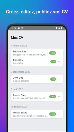 cvDoc : création de CV avec IA screenshot 3
