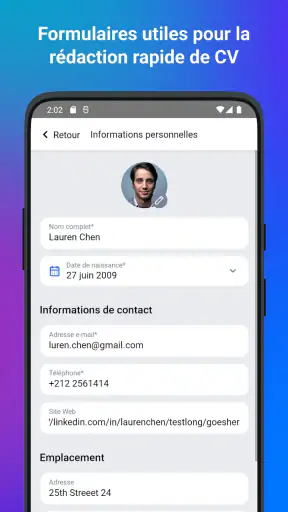 cvDoc : création de CV avec IA screenshot 5