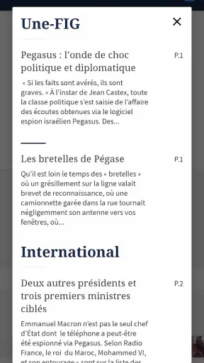 Kiosque Figaro: Journal screenshot 5