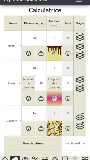 My Cake Calculator screenshot 1