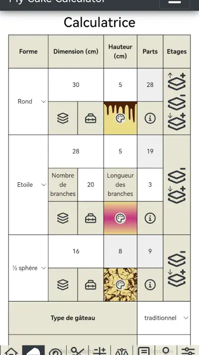 My Cake Calculator screenshot 1
