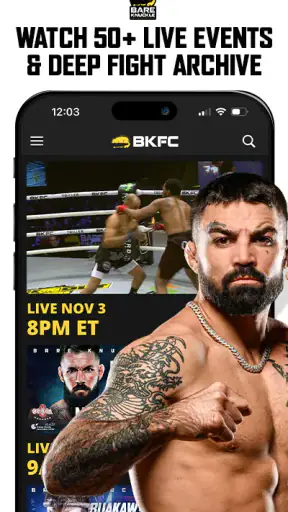 Bare Knuckle BKFC screenshot 1