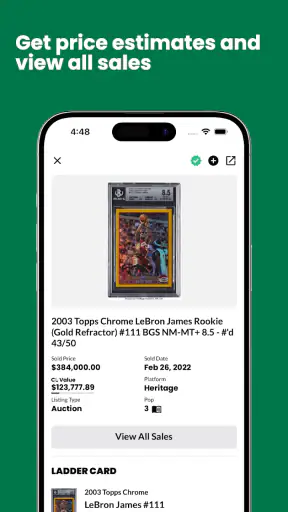 Card Ladder screenshot 2
