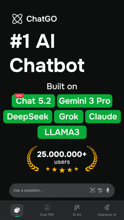 ChatGO: AI Chatbot Assistant screenshot 1
