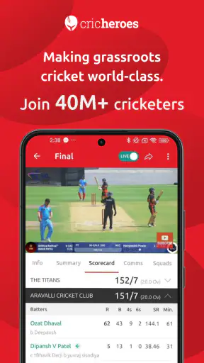 CricHeroes-Cricket Scoring App screenshot 1