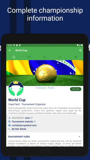 Easy Tournament: Organize Now! screenshot 8