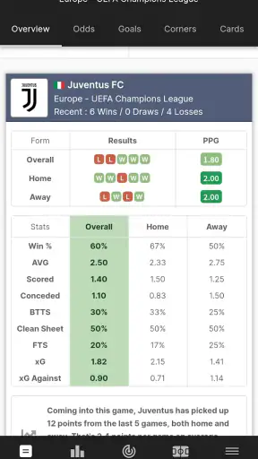 FootyStats - Football Stats screenshot 3