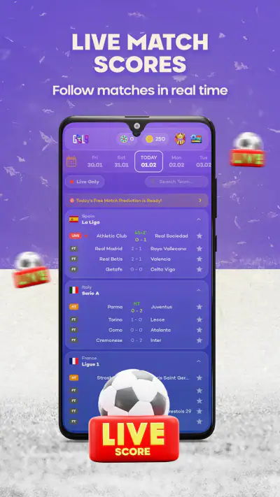 Gol9 - Live Scores & Analysis screenshot 1