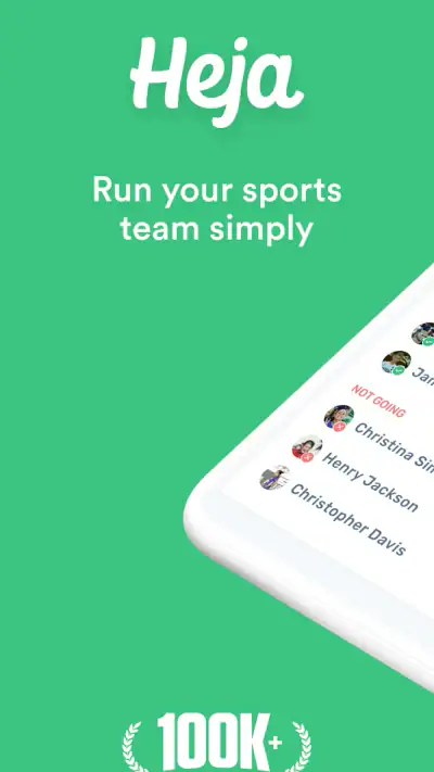 Heja Sports Team Communication screenshot 1