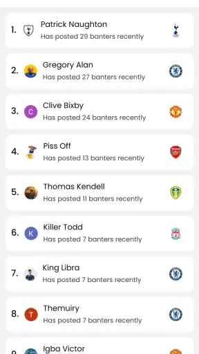Into The Stands Football App screenshot 3
