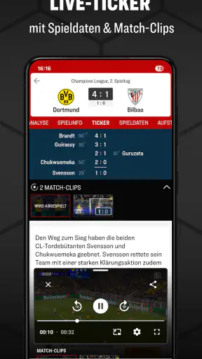 kicker Fußball News screenshot 2
