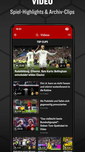 kicker Fußball News screenshot 5