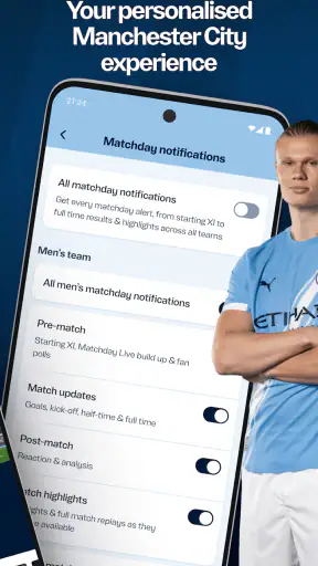 Manchester City Official App screenshot 2