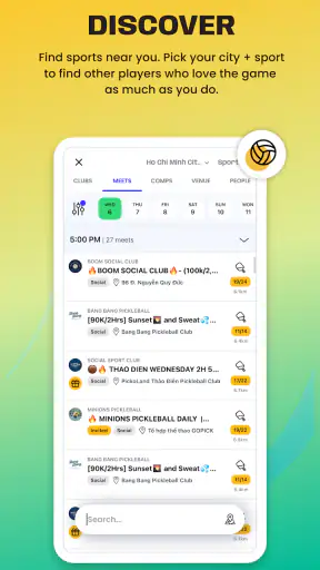 Reclub - Social Sports Nearby screenshot 2